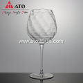 Modern lead-free crystal unique red wine glasses set